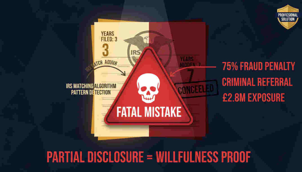 Risks of partial tax disclosure: Why Reddit advice on selective IRS back taxes resolution leads to fraud investigations