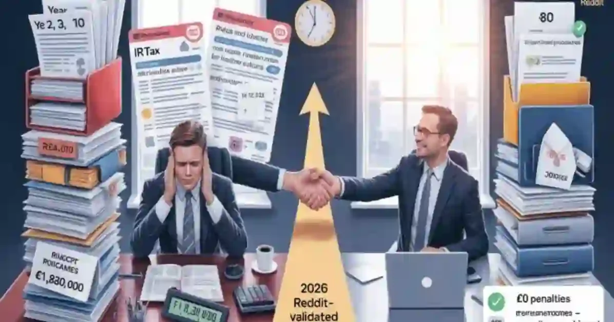 Unfiled taxes consequences: Reddit legal advice transformation from £1.8M penalty exposure to IRS amnesty compliance