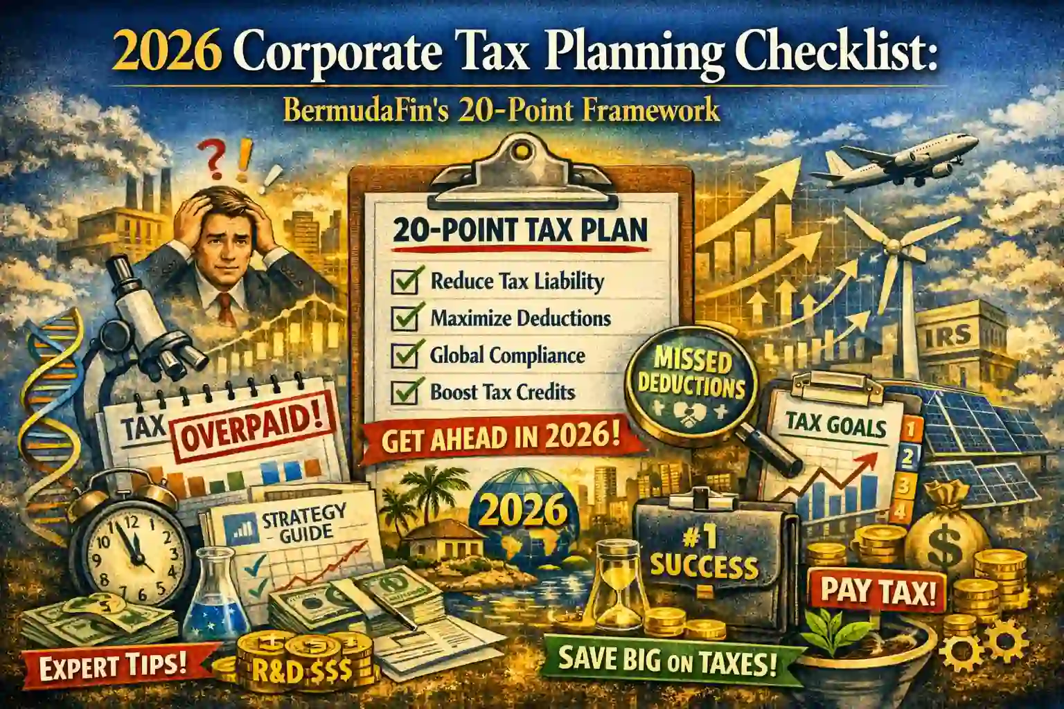 BermudaFin's 20-point framework for global tax compliance and strategy.
