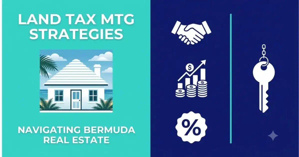 Land Tax MTG and mortgage costs for a Bermuda home overlooking the ocean