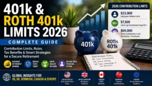 401k and Roth 401k limits 2026 complete guide showing contribution limits and retirement savings strategy