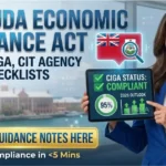 Comprehensive featured image for the Bermuda Economic Substance Act showing compliance data for 2026 guidance.
