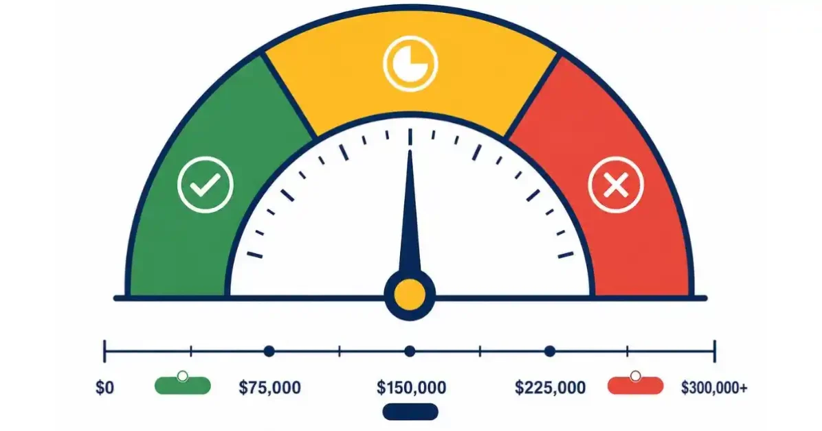 Roth IRA income limits 2026 showing phase-out range from
150000 to 165000 dollars for single filers including
US expats in Bermuda