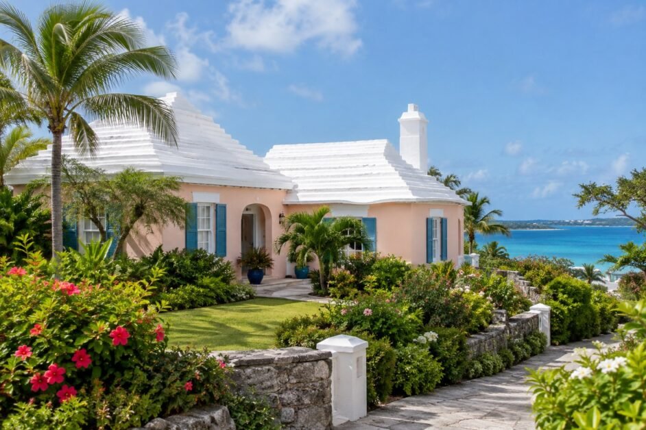 Bermuda residential home illustrating the Bermuda land tax calculation guide